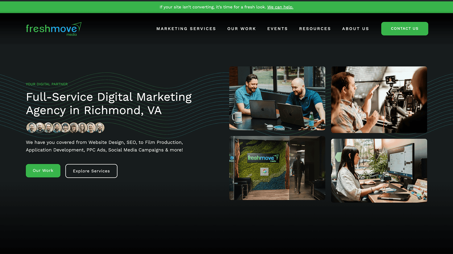 Agency Website Design, Development, & UI System Build case study cover